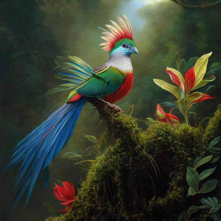 A beautiful Quetzal