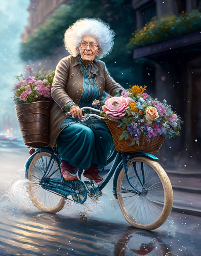 Granny Goes Riding