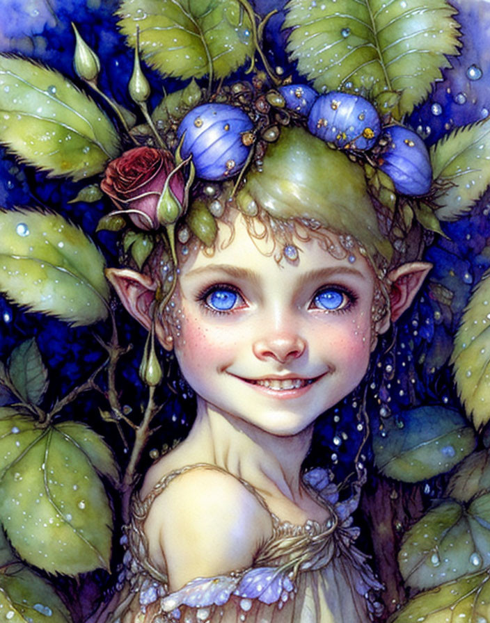 Blue-eyed fairy