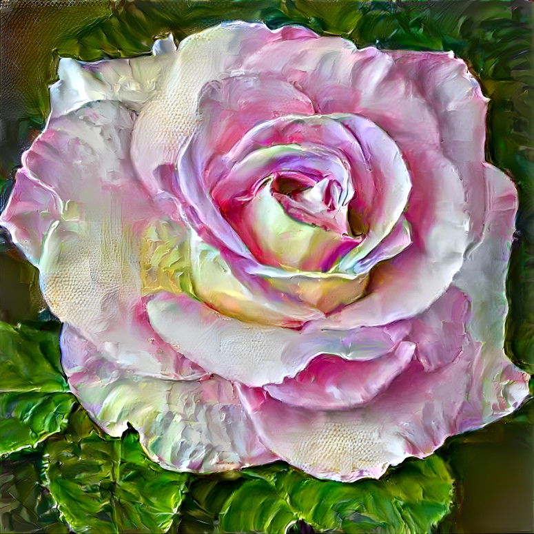 Pink Pearlescent Rose