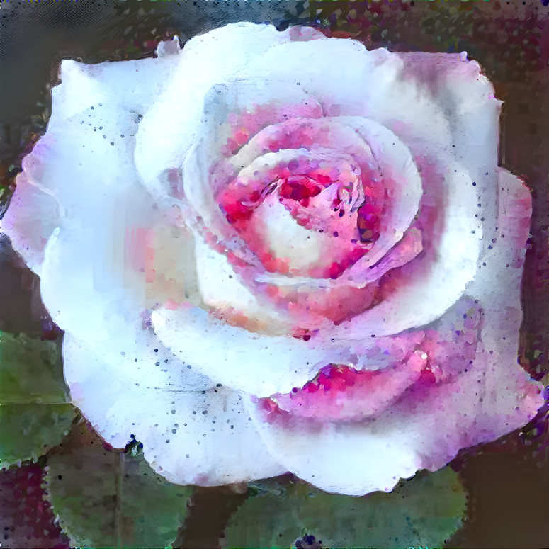 Pastel Watercolor Rose