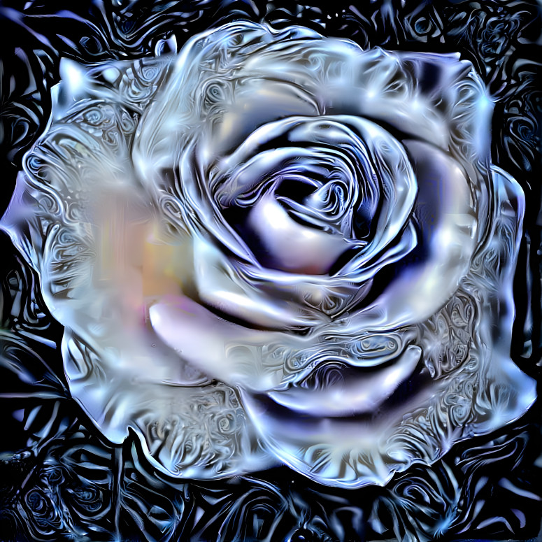 Liquid Silver Rose