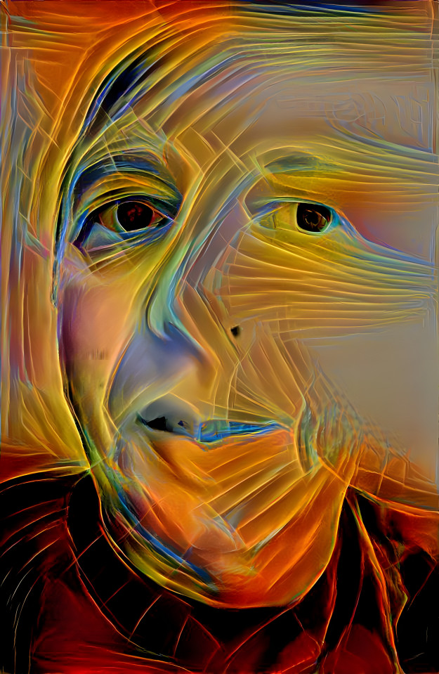 Selfie with Texture and Fractal