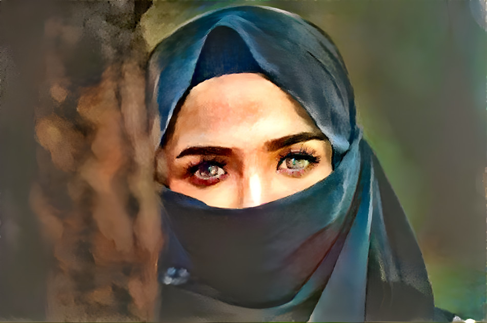 woman with a hijab