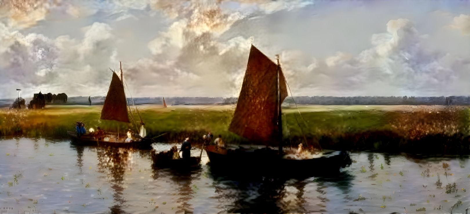 Dead Moor Boats (modersohn Style