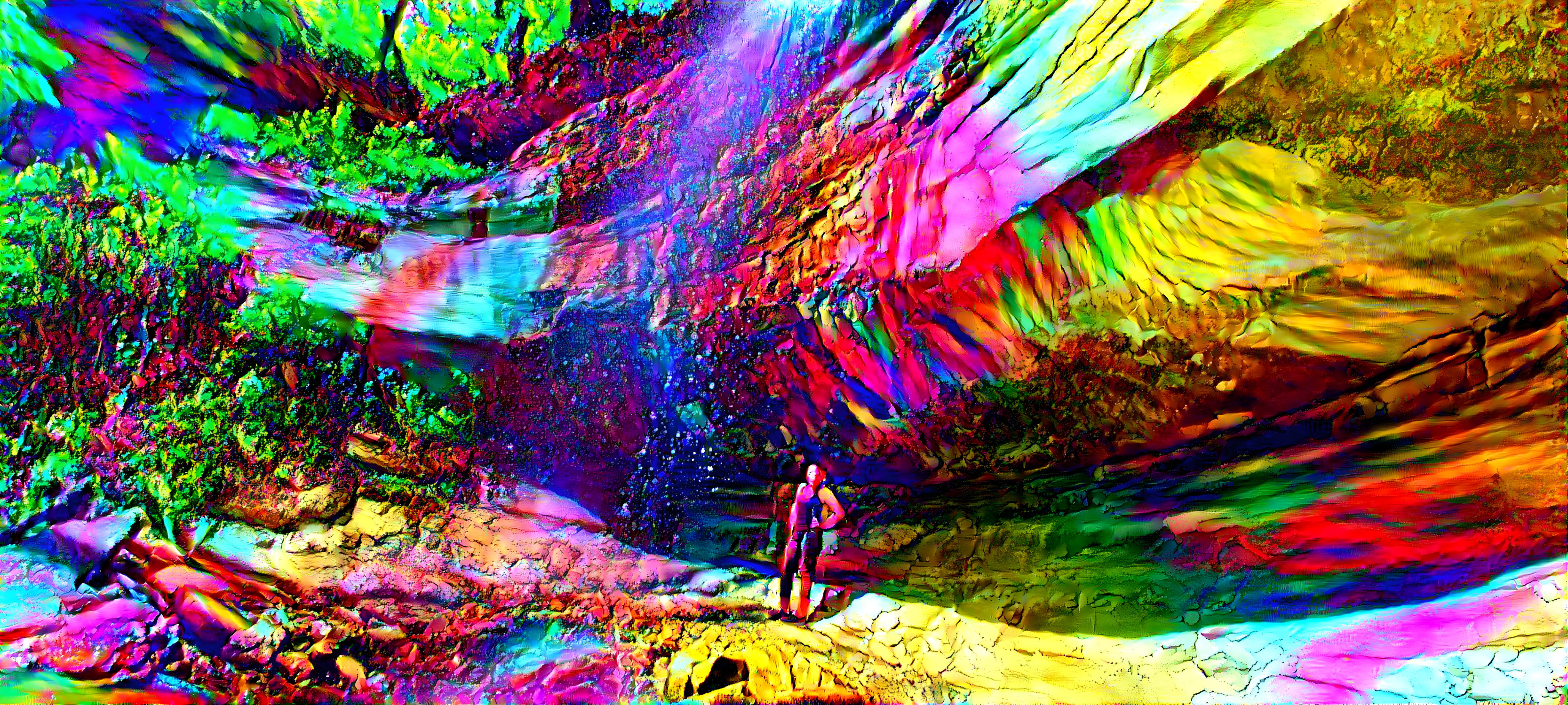 Psychedelic Waterfall 