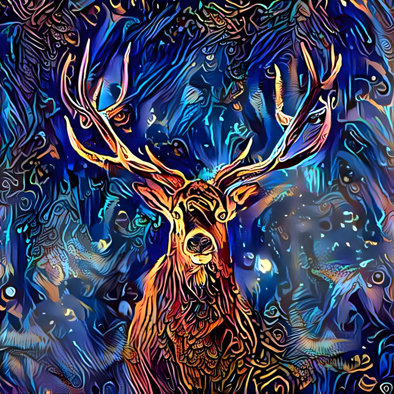 Ornamented Stag