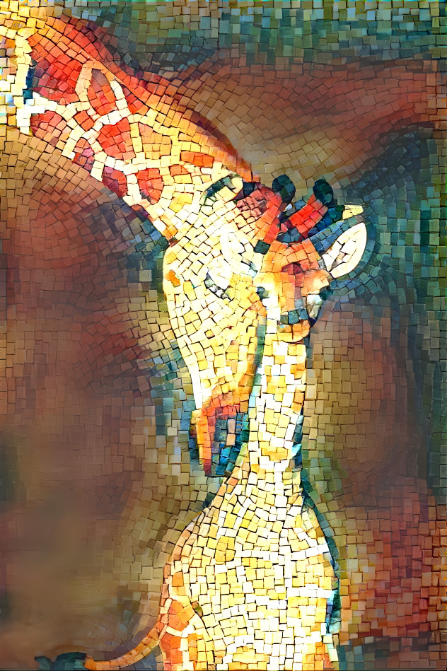 Mosaic giraffes 