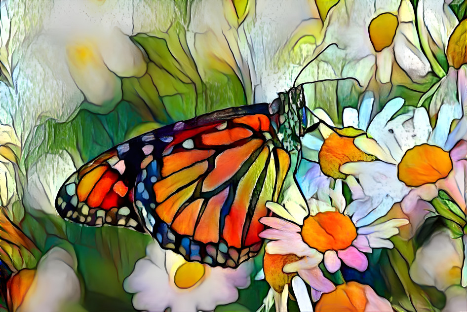 Stained glass butterfly 