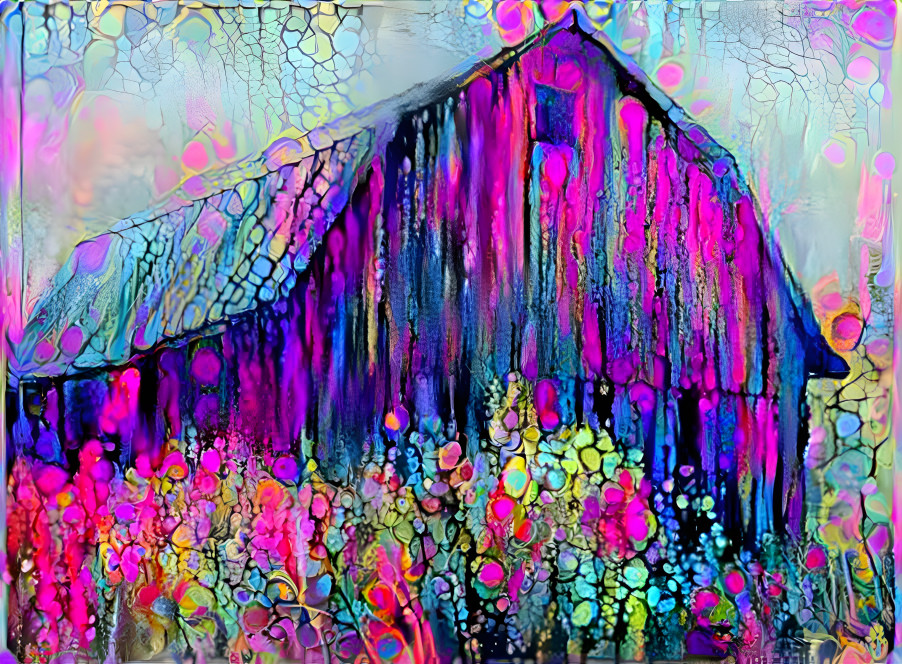 Hot pink barn
