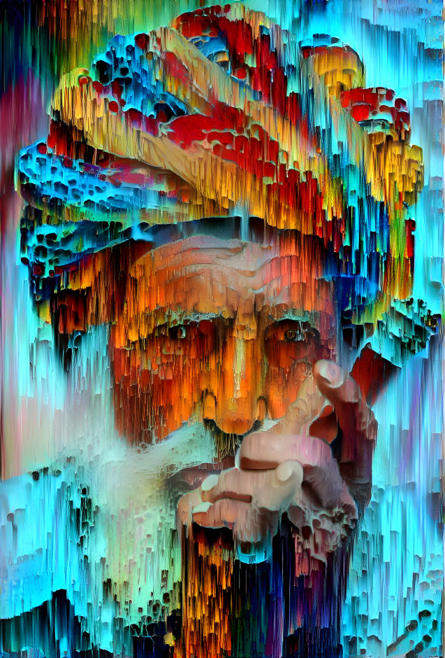 Old man with pipe