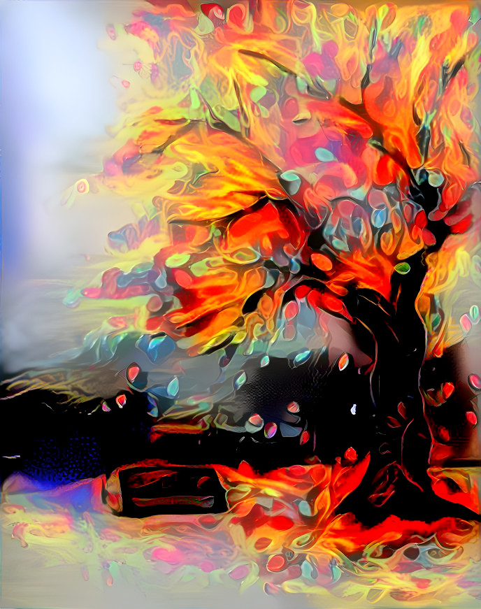 Tree of flames