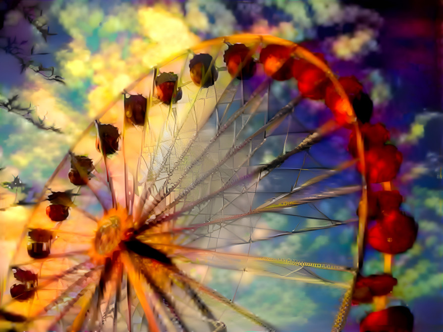 Ferris wheel of color