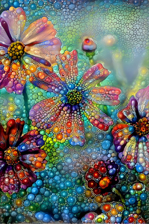 Bedazzled flowers