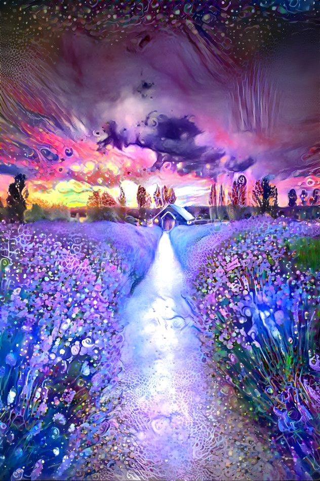 Dream lavender fields