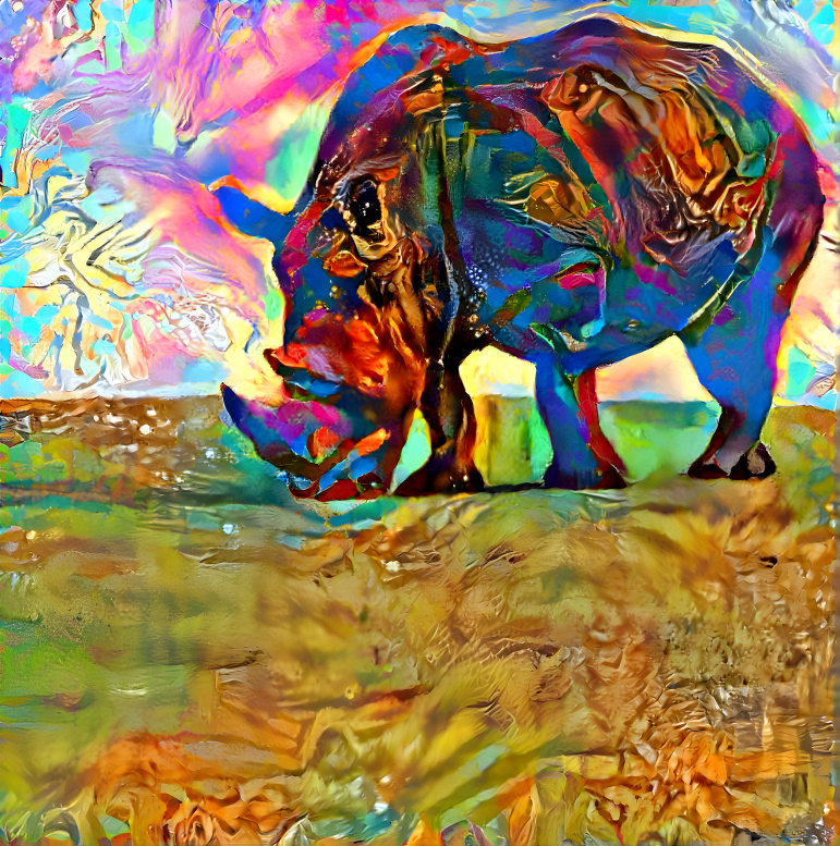 Trippy Rhino
