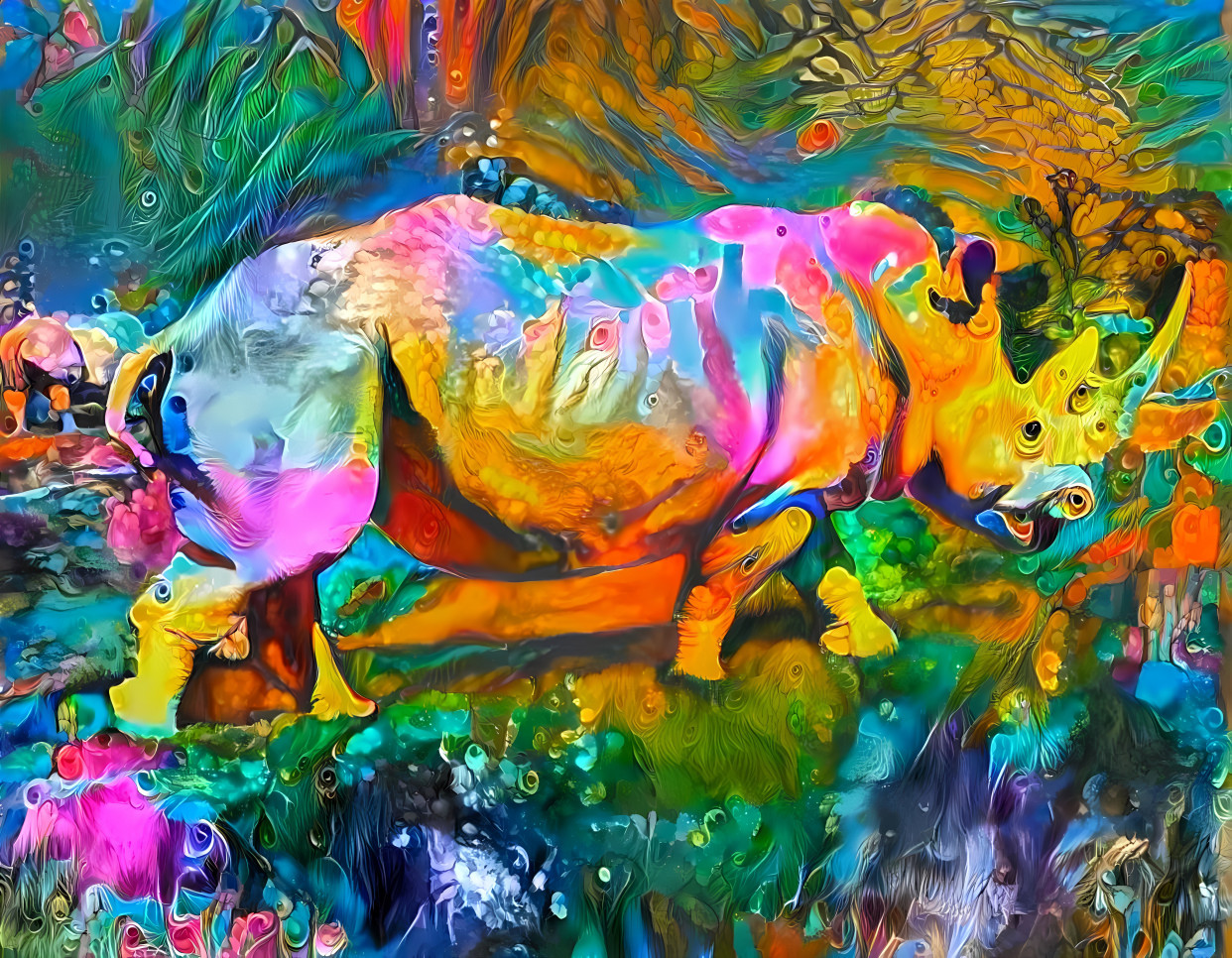 Psychedelic Rhino