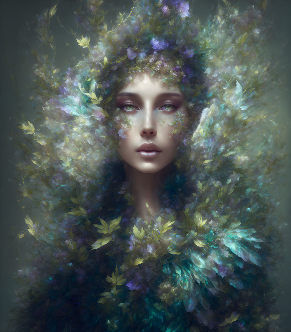 Woman of Glass Flowers