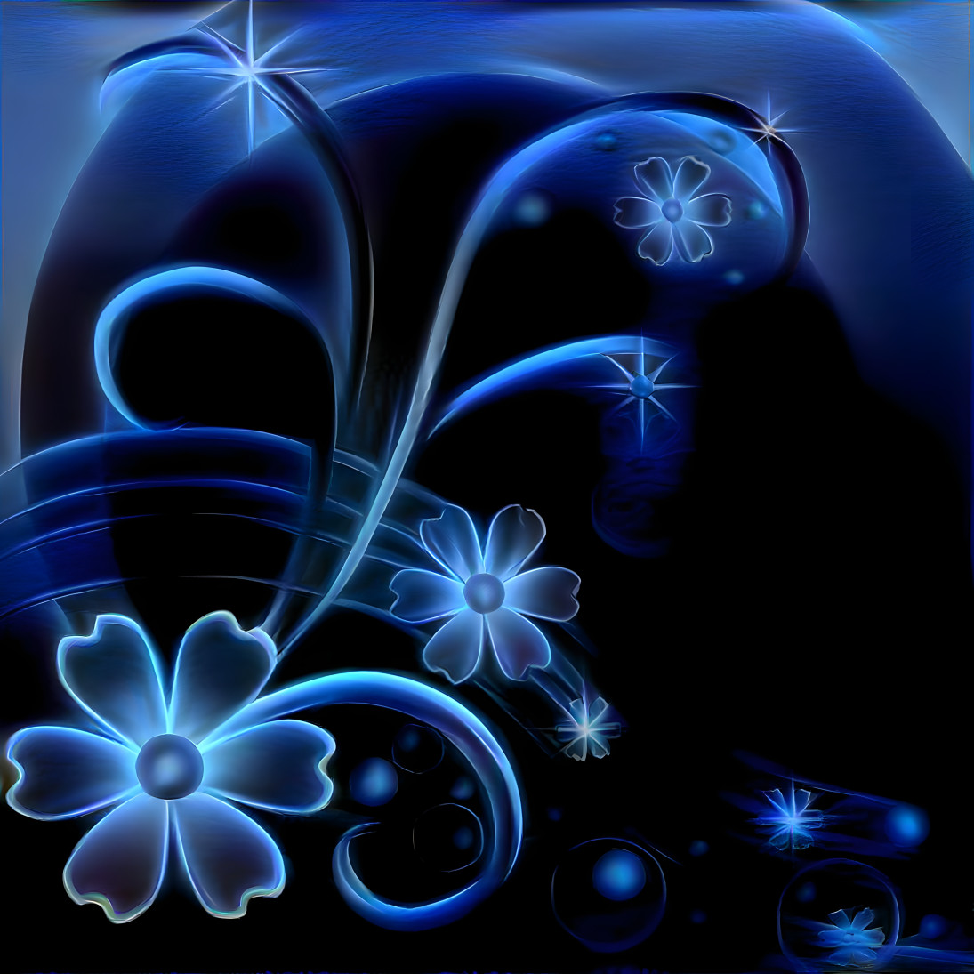 Blue Floral