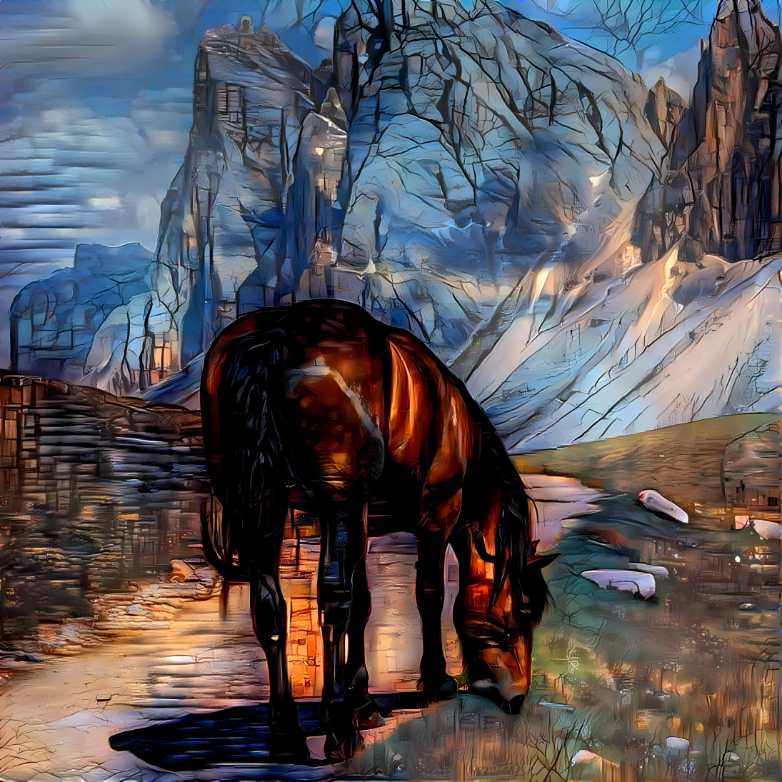 Horse in Nature