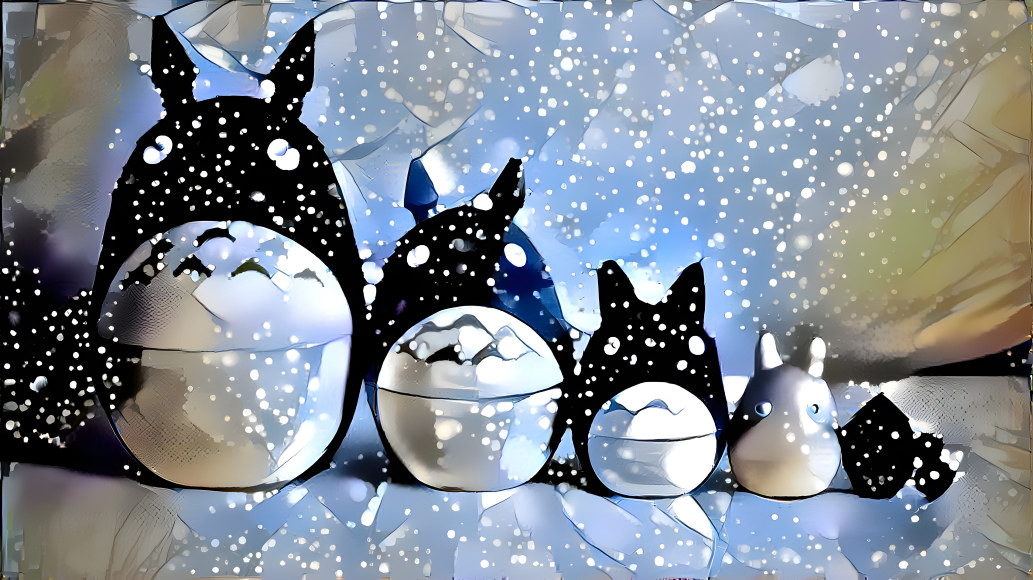 Snowy Totoros