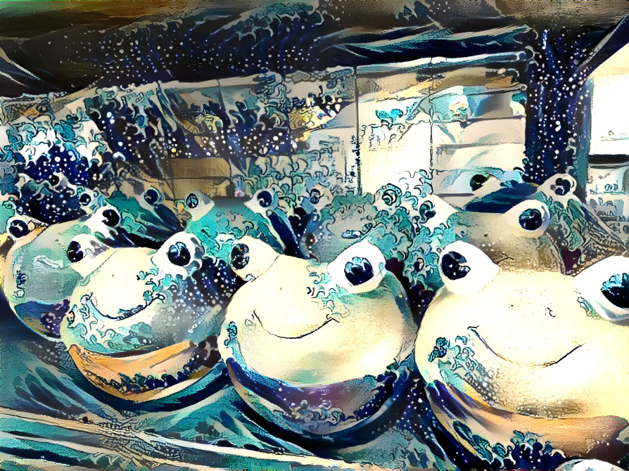 Froggies on the sea