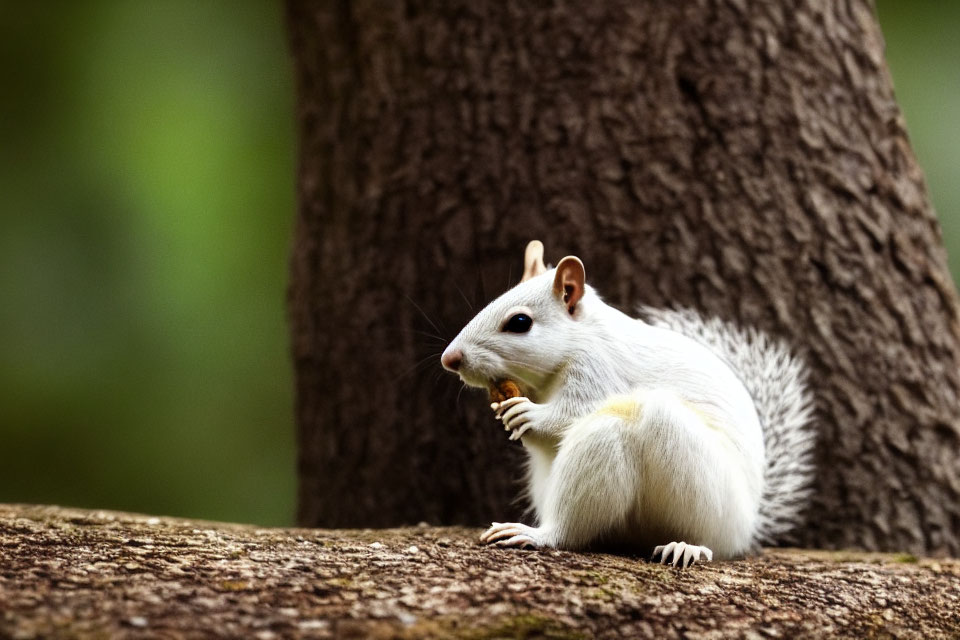 cute white squirrel 