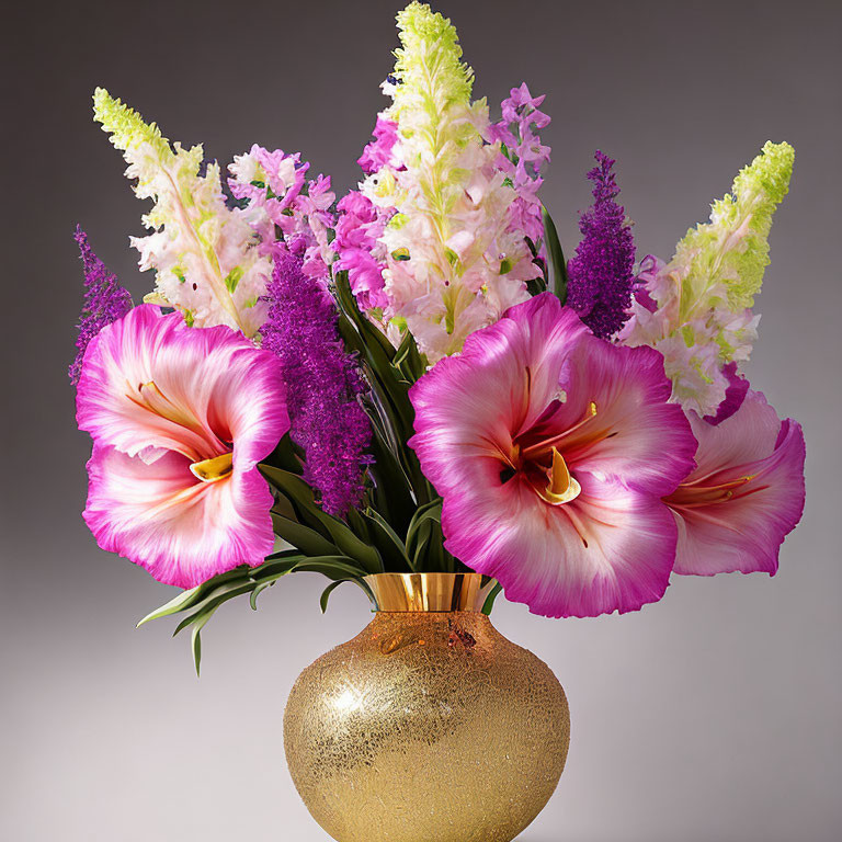 Gladioli in a Vase