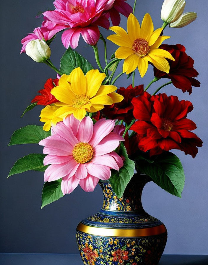 beautiful flower in vase