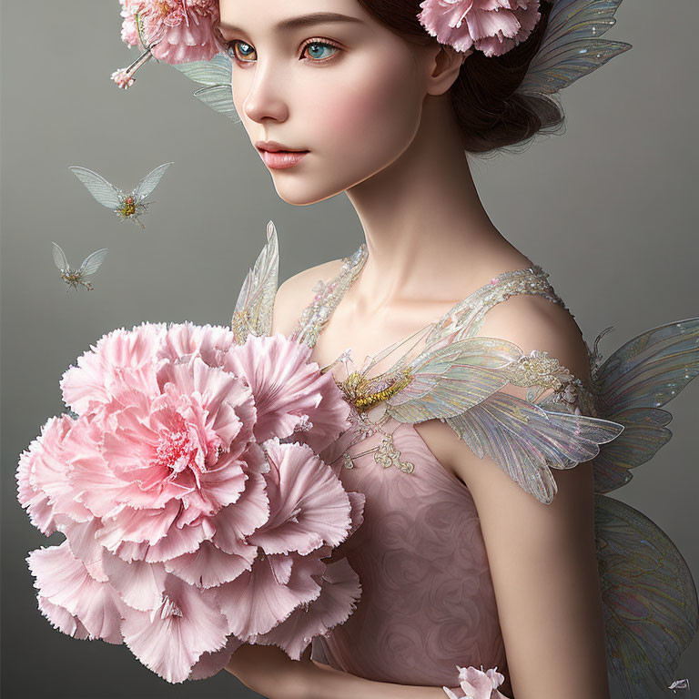 carnation flower fairy