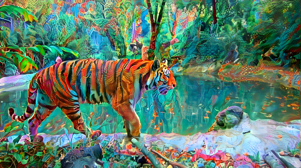 Tiger in the Jungle