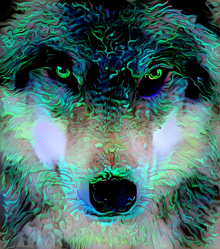 Glowing Wolf
