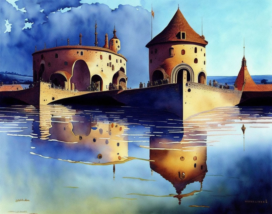 Castle on the water