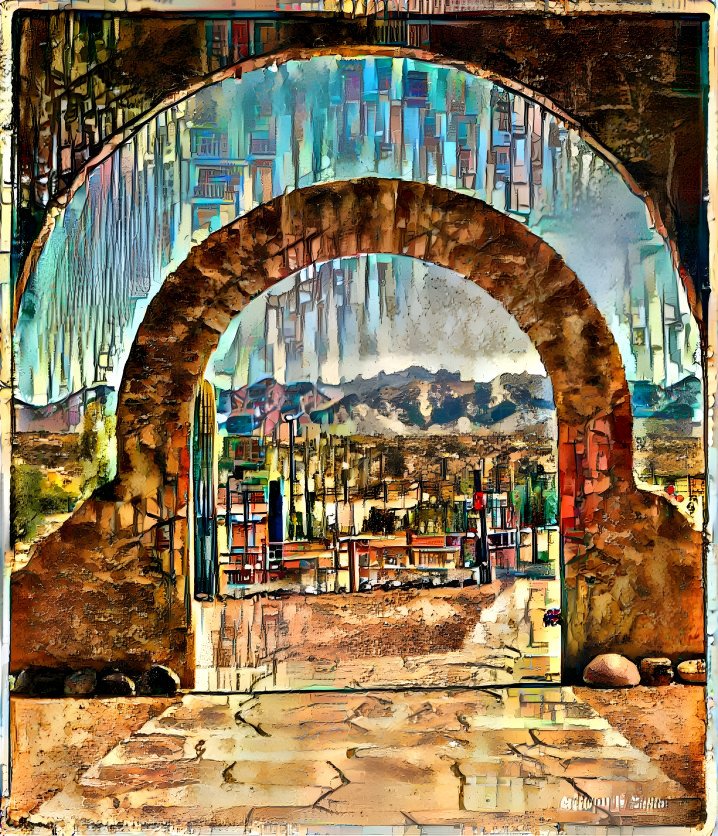 Gate with Desert View