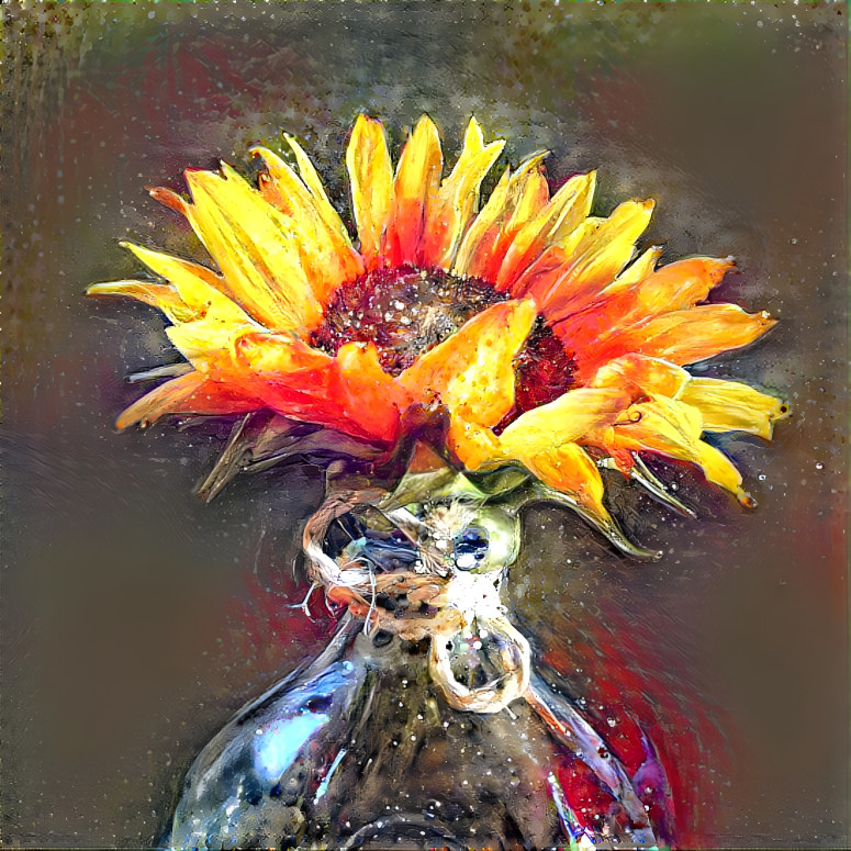Sunflower in a Vase
