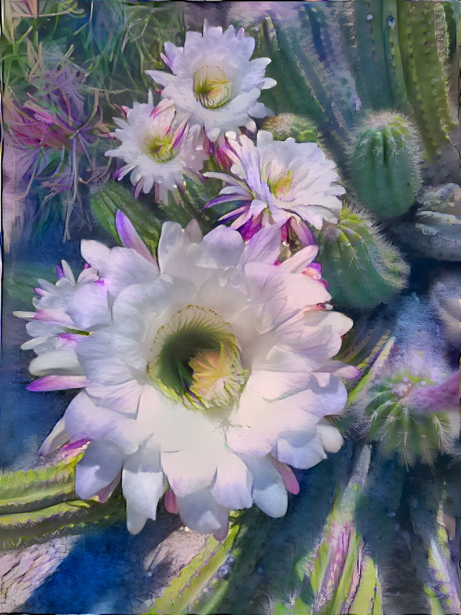 Argentine Saguaro Blossoms