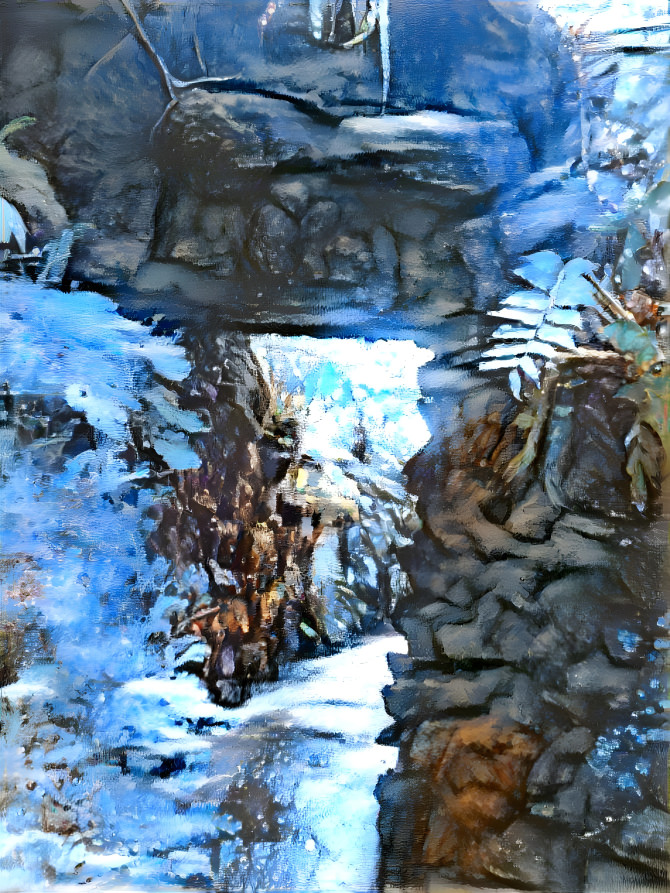 passage between rocks