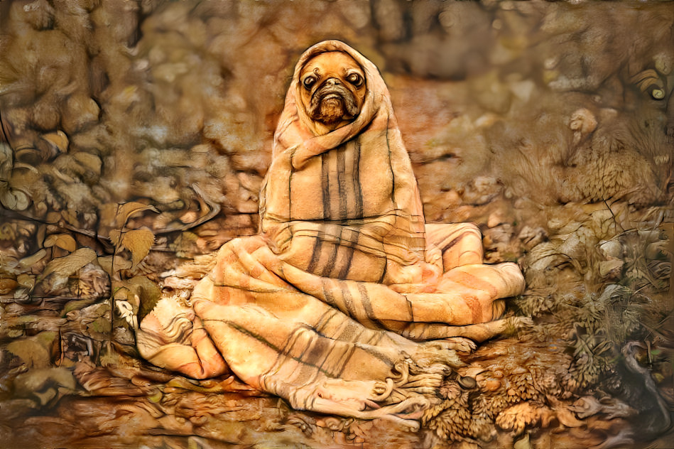Dog in a Blanket