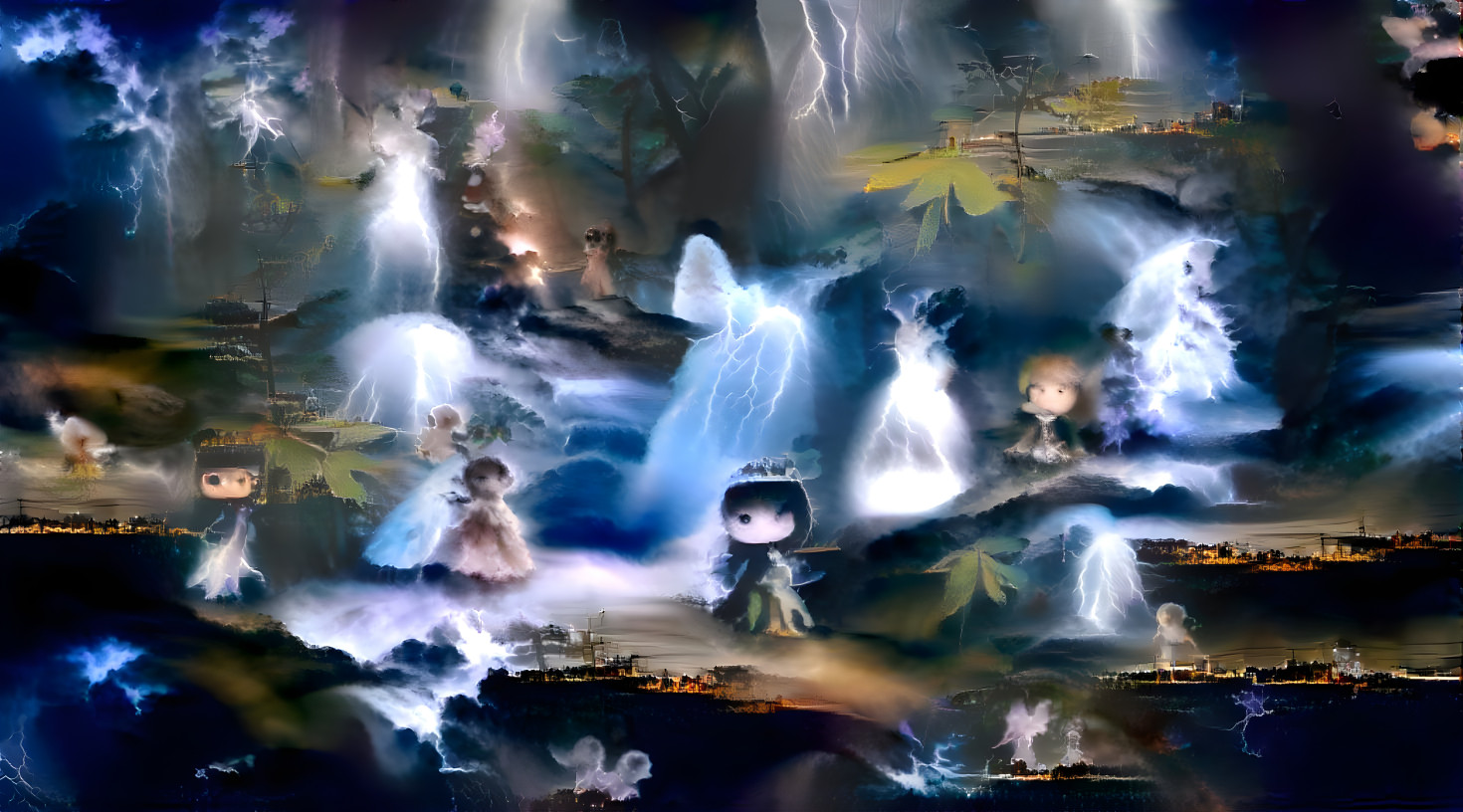 fairies in a storm