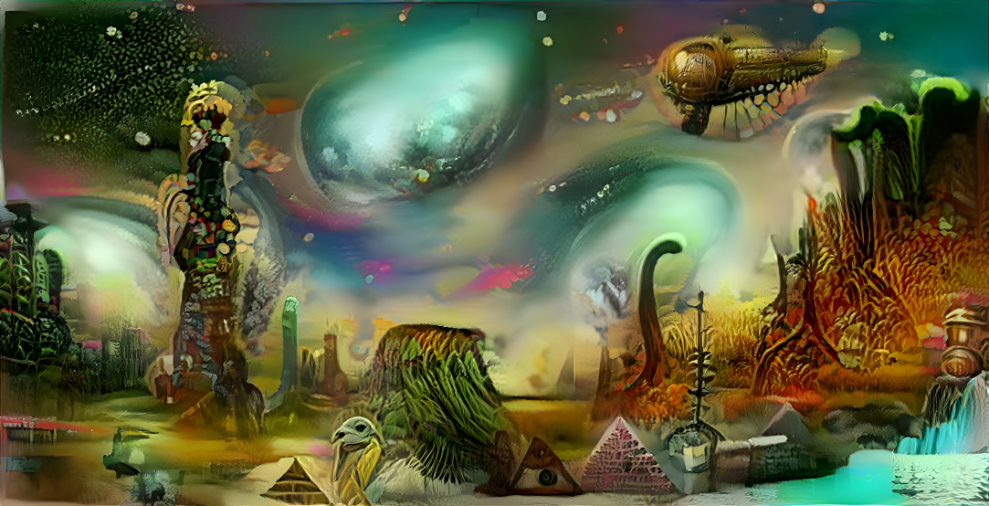 Sci-fi fantasy landscape thingy