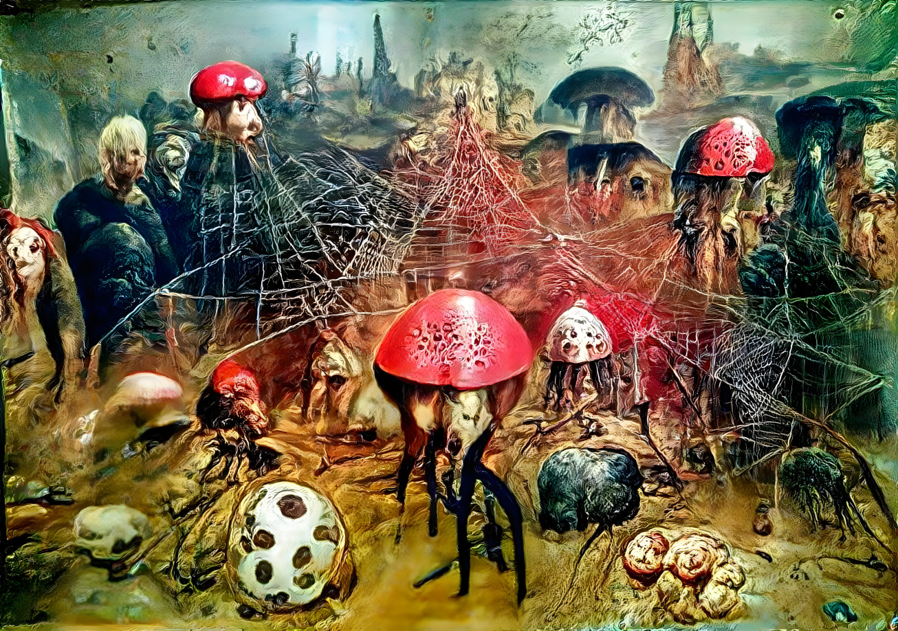 Spider-Mushrooms on the case
