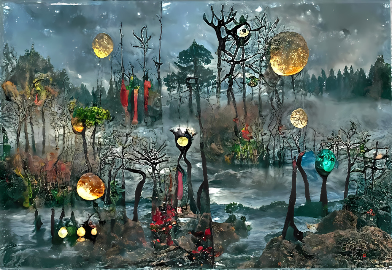 Moony forest
