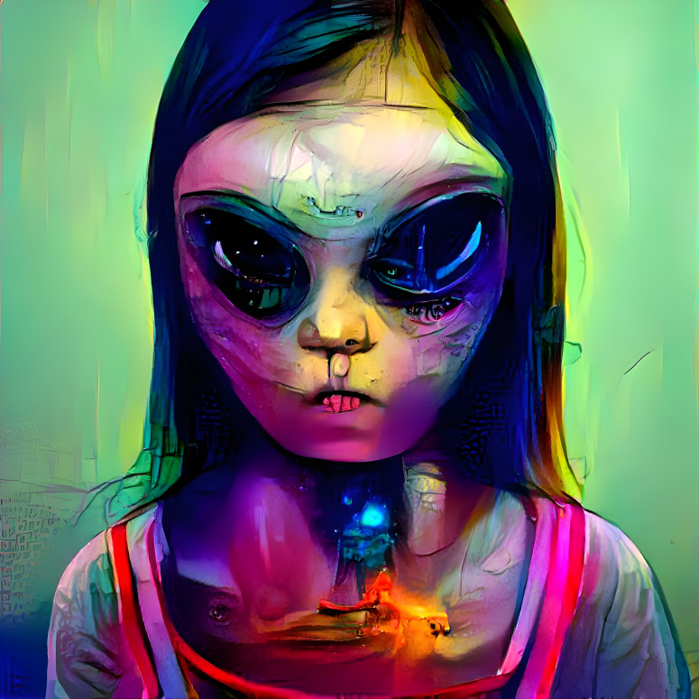 Alien girl