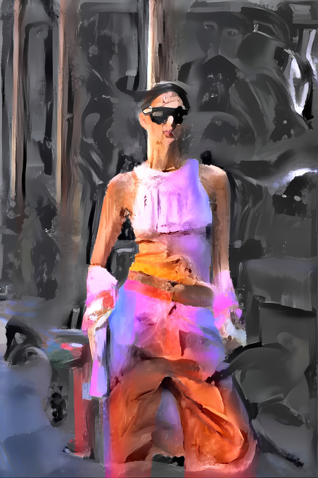 fashion in oil painting 