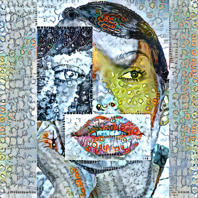 Collaged Face