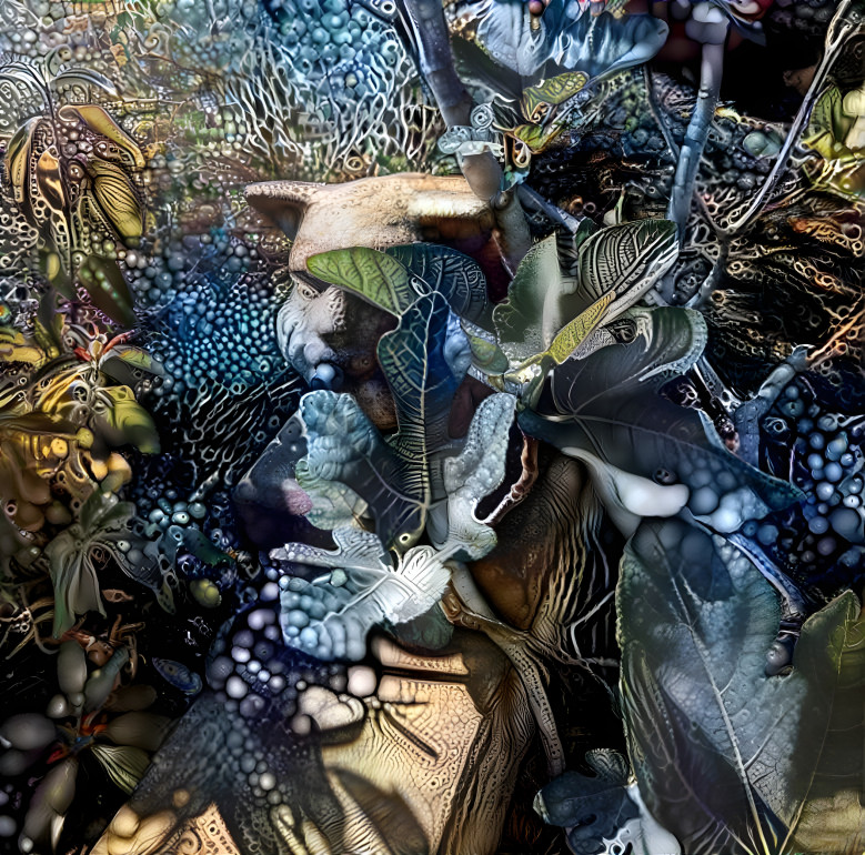 Gargoyle in the Fig Bush
