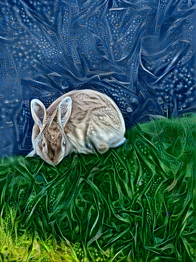 Feral Rabbit at Cannon Beach
