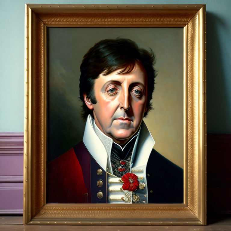 Paul McCartney Oil Painting