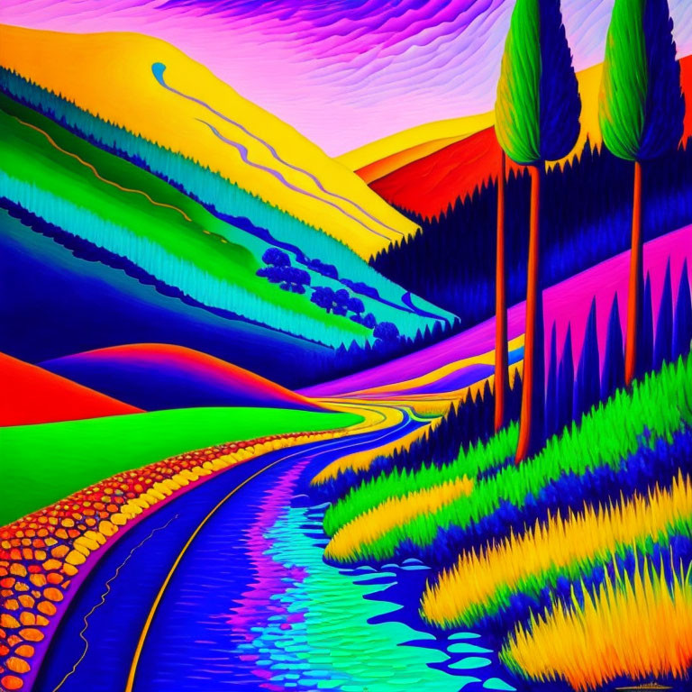 Landscape in Fauvism