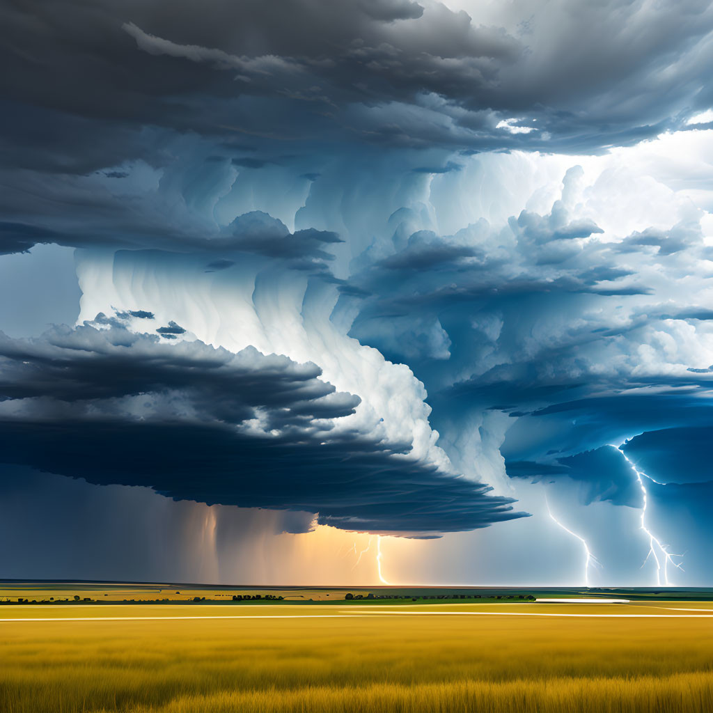 Thunderstorm over the Plains